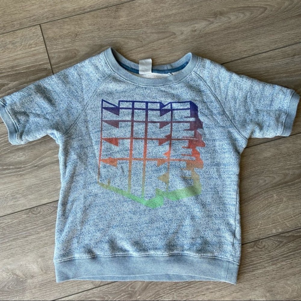 Nike Early 2000s Short Sleeve Sweatshirt Top - Picture 4 of 13